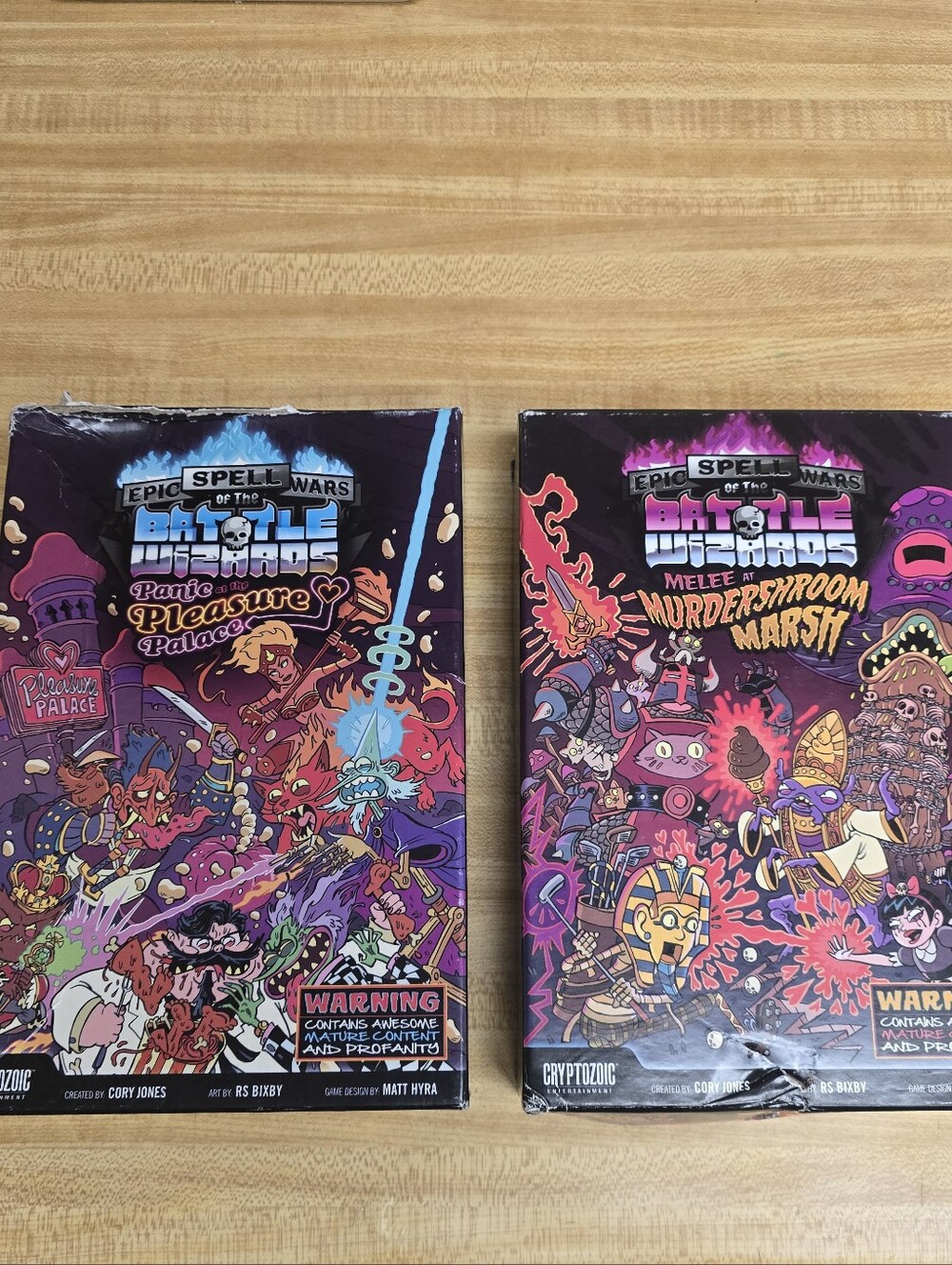 2pc. Epic Spell Wars of the Battle Wizards: Melee & Panic at the Pleasure Palace